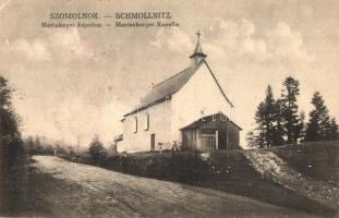 Szomolnok, Schmölnitz, Smolník; Máriahegyi kápolna / Marienberger Kapelle / chapel (EK)