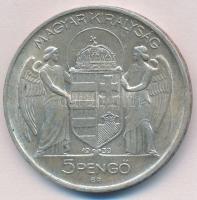 1939. 5P Ag "Horthy balra" T:1- kis ph.
Adamo P8.2