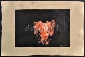 Almásy jelzéssel: Kompozíció. Akvarell, papír, 26×39 cm