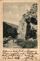 1906 Blatnicai-völgy, Blatnická dolina; kiadja Sochan P. 94. / valley (kopott sarok / worn corner)