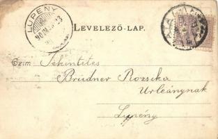 1901 Tata, Tata-Tóváros; Vasútállomás, indóház, vasutasok. Kiadja Nobel Adolf (fl)