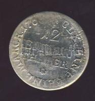 Német Államok/Szászország 1763FWoF 1/12 Thaler Ag (Duplagaras) II.Frigyes Ágost T:3/3-