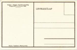 6 db RÉGI használatlan Magyar Cserkészszövetség Nagytábortanácsa 1926. cserkész motívumlap, Márton L...