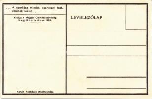 6 db RÉGI használatlan Magyar Cserkészszövetség Nagytábortanácsa 1926. cserkész motívumlap, Márton L...