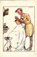 6 db RÉGI használatlan Magyar Cserkészszövetség Nagytábortanácsa 1926. cserkész motívumlap, Márton L...