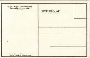 6 db RÉGI használatlan Magyar Cserkészszövetség Nagytábortanácsa 1926. cserkész motívumlap, Márton L...