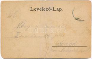 Kiskundorozsma, Vasútállomás, gőzmozdony, vasutasok, hintó. Kiadja Littomericzky Nándor, Klein J. fé...