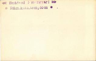 Borsodnádasd, Lemezgyári római katolikus templom, belső - 6 db régi fotó / 6 pre-1945 photos (non PC...