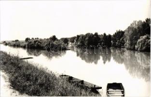 1970 Szeged és Mártély, Árvíz - 9 db modern fotó / 9 modern photos of the flood (non PC)