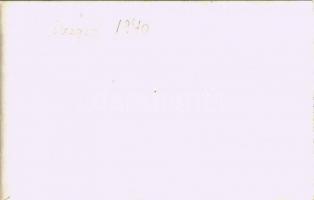 1970 Szeged és Mártély, Árvíz - 9 db modern fotó / 9 modern photos of the flood (non PC)