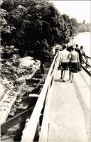 1970 Szeged és Mártély, Árvíz - 9 db modern fotó / 9 modern photos of the flood (non PC)