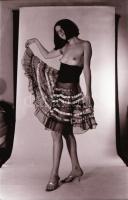 cca 1975 Szép emlékű kontakt Mártával, szolidan erotikus felvételek, 5 db vintage negatív + ezekről ...