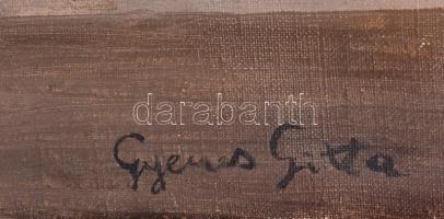 Gyenes jelzéssel: Orgonás csendélet. Olaj, vászon, 79×59 cm