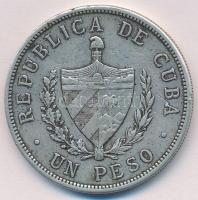 Kuba 1932. 1P A T:2
Cuba 1932. 1 Peso Ag C:XF
Krause KM#15.2