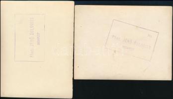 cca 1939 Dulovits Jenő (1903-1972) budapesti fotóművész hagyatékából 2 db pecséttel jelzett vintage ...