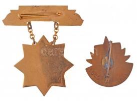 ~1960-1970. "Kiváló Fémgyűjtő" zománcozott fém jelvény hátoldalán "1589" sorszám...