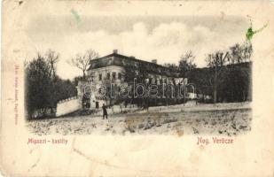 1909 Verőce, Nógrádverőce; Migazzi kastély télen. Kiadja Zoller József 24. sz. (EB)