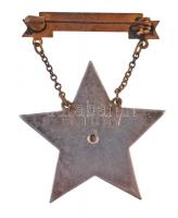 1949. "Magyar Élmunkás" kitüntetés hátoldalon, "11087" sorszámmal T:2