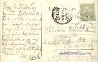 1907 Zurány, Zurndorf; látkép madártávlatból. Kiadja Gelber No. 1. / Vogelperspective / general view...