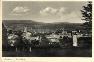 Tótpelsőc, Pliesovce; látkép, Evangélikus templom. Kiadja Koloman V. Jadud / general view, Lutheran church (EK)