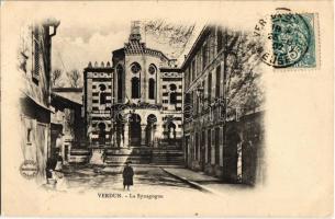 1907 Verdun, La Synagogue. TCV card