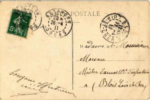 1911 Besancon, La Synagogue. Judaica