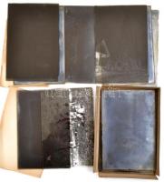 cca 1925 Pobuda Alfréd hagyatékából, 13 db vintage üveglemez negatív, a Munkás Testedző Egyesület sp...