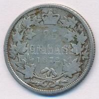 Kanada 1872H 25c Ag "Viktória" T:2-,3
Canada 1872H 25 Cents Ag "Victoria" C:VF,...