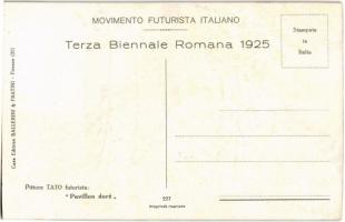 Pavillon doré. Movimento Futurista Italiano. Terza Biennale Romana 1925 / Italian Futurist Movement ...