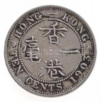 Hongkong 1903. 10c Ag "VII. Eduárd" T:2,2-
Hong Kong 1903. 10 Cents Ag "Edward VII&q...