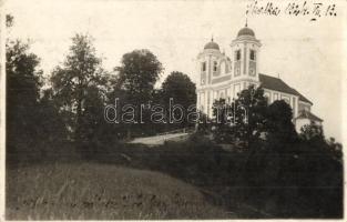 1924 Vágsziklás, Szkalka, Skalka nad Váhom; Apátsági romok a Vágvölgyben / abbey ruins in Povazie. Foto Tatra