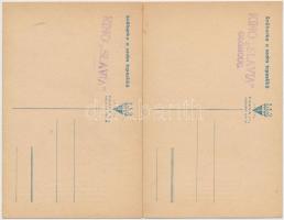 Hófehérke és a hét törpe - 8 db Disney művészlap cseh kiadásban / Snehurka a sedm trpaslíku / Snow W...