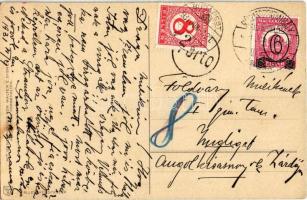 1931 Így élünk mi / Mickey Mouse with a bottle of champagne. Early Disney art postcard