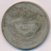 Kínai Császárság / Chihli Tartomány 1907. 1$ Ag "Sárkány" (26,45g) T:2,2- Chinese Empire / Chihli Province 1907. 1 Dollar Ag "Dragon" (26,45g) C:XF,VF Krause Y#73.2