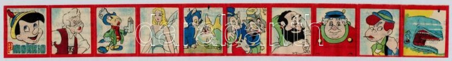 Walt Disney óriásfilm: Pinokkió. Hunniafilm mechanikus lap / Pinocchio. Hungarian edition mechanical...