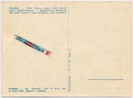 Walt Disney óriásfilm: Pinokkió. Hunniafilm mechanikus lap / Pinocchio. Hungarian edition mechanical...