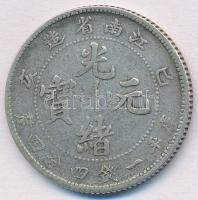 Kínai Császárság / Kiangnan Tartomány 1899. 20c Ag (5,21g) T:2,2- 
Chinese Empire / Kiangnan Provin...
