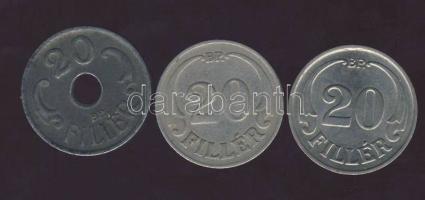 1926. 20f T:3 + 1938. 20f T:2+ + 1941. 20f T:3+