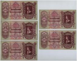 1930. 100P (13x) sorszámkövetők, csillagos sorszám T:I,I-