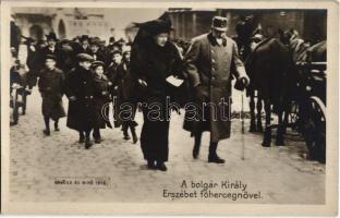 A bolgár király Erzsébet főhercegnővel Ferenc József temetésén. Révész és Bíró 1916. / Ferdinand of Bulgaria and Archduchess Elisabeth at the funeral of Franz Joseph I