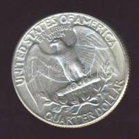 USA 1964. 1/4$ Ag "Washington" T:1