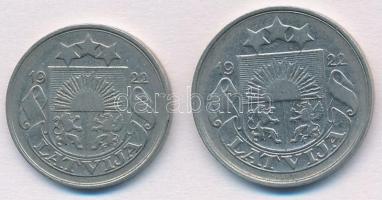 Lettország 1922. 10s Ni + 20s Ni T:2
Latvia 1922. 10 Santimu Ni + 20 Santimu Ni C:XF