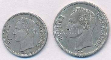 Venezuela 1945. 1/2B Ag + 1B Ag T:2
Venezuela 1945. 1/2 Bolivar Ag + 1 Bolivar Ag C:XF