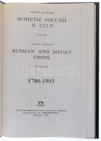 I. Rylov, V. Sobolin: Russian and Soviet Coins 1700-1993. Moszkva, 1994. Orosz-angol nyelvű katalógu...