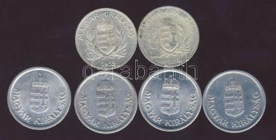 1926. 1P Ag T:3 + 1939. 1P Ag T:1/2 + 1941,1942,1943,1944 1P Alu T:1/2,2,2/3