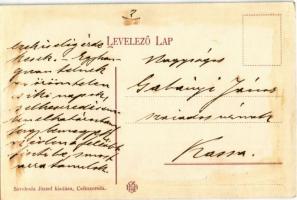 Gyimesbükk, Ghimes-Faget (Gyimes, Ghimes); Határszéli lépcsők és a Rákóczi vár. Szvoboda József kiad...