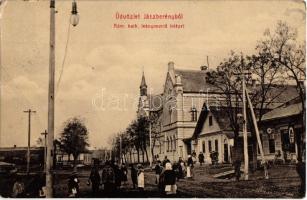 1909 Jászberény, Római katolikus leánynevelő intézet, Hojt Vilmos üzlete. W.L. 211.