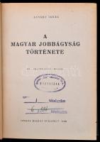 Acsády Ignác: A magyar jobbágyság története. Bp., 1942, Szikra. Kiadói félvászon kötés, belül a geri...