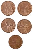 Amerikai Egyesült Államok 2000-2016. 1$ (6x), közte "Sacagawea", "George Washington&q...
