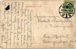 1911 Szolnok, Víztorony. W.L. Bp. 6500.  (EK)